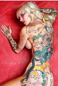 Tuje lepote seksi dominirajoče slike tatoo