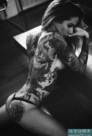 Set di tatuaggi di bellezza sexy super hot
