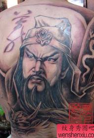 문신 디자인 : 남성 문신 패턴의 클래식 문신, 시원하고 훌륭한 3 국가 캐릭터 문신 패턴 Guan Gong Guan Yu Guan Di Guan Erye 문신 패턴 (부티크)