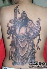 Guan Gong Tattoo Pattern: un modello di tatuaggio Guan Gong a tutta schiena