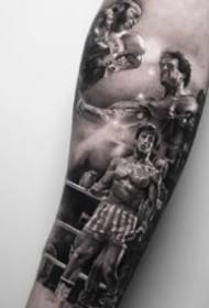 Tattoo Celebrity: 9 tattoos portráid réalaíoch de dhaoine cáiliúla scannáin agus teilifíse