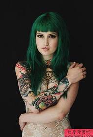 Foto di uno spettacolo di tatuaggi consigliata foto di tatuaggi sexy per donne europee e americane
