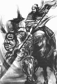 Guan Yu สักภาพต้นฉบับในการต่อสู้
