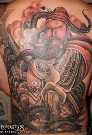 Domineering Guan Gong Tattoo Pattern