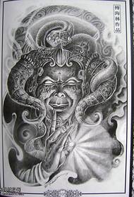 Pola tato kepala mitologi kuna
