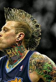 Birdman Anderson is tattooed except face