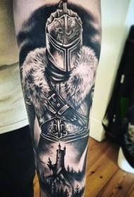 Roomalainen soturi tatuointi pitkä ja sankarillinen roomalainen soturi tatuointi malli