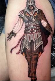 Character Tattoo Pattern - Tätowierungsmuster mit 10 Assassins Creed-Charakteren