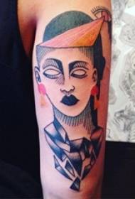 Niños brazos pintados acuarela boceto creativos niñas personajes exquisitos tatuajes fotos