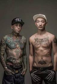 Hong Kong star Lee Samson and normwillrise American tattoo