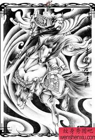 Pola Tato Guan Gong: Pola Perang Kuda Guan Gong Gong