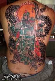 Uzorak tetovaže Guan Gong za dominiranje