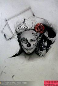 rukopis tetovania osobnosti smrti dievča