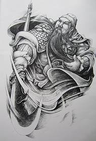 Motivo tatuaggio Guan Gong di tattoo show map bar tatuaggio veterano per tutti