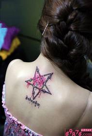 სილამაზის პიროვნების ვარსკვლავები სანსკრიტი მოდის tattoo