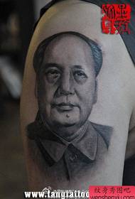 Zbrane klasický populárny jeden z návrhov tetovania predsedu Mao