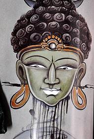 In Sineesk styl Buddha tatoetpatroan