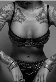 Image de tatouage beauté sexy classique