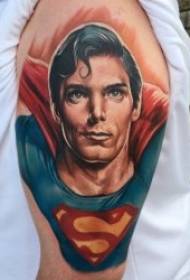 Ẹṣọ ara ọkunrin Superman Tattoo 9 Weifeng's Comic Superman Tattoo Pattern