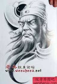 Oikeudenmukaisuuden Jumala: Guan Yu Guan Gong -tatuointikuva