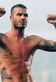 Celebek tattooê ya Beckham a nêr