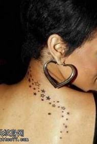 Rihanna's Star Tattoo Pattern