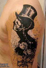 Retrat de braç patró de tatuatge