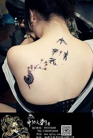 Zojambula za Dandelion - Ma tattoo Amapazi - Ma tattoo Achikazi