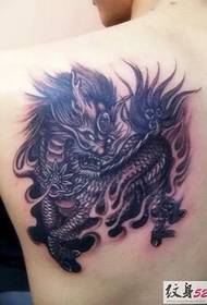 Male essential unicorn tattoo