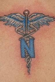 Foto di tatuaggio qualitativo simbolo di colore