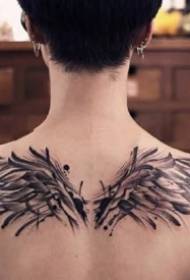 Tatuaggi con ali maschili 9 coppie di tatuaggi con ali accoppiati da uomo