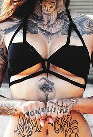 Ang maanghang nga pagdurog sa personalidad nga tattoo sa totem