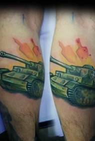 Ратна тема тетоважа _10 слике дизајна ратних војних тетоважа попут авиона тенкова