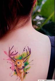 Tinka mergaičių nugaros spalvos mažoms tatuiruotėms