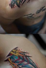 Ang sumbanan nga klasiko nga cool nga laki nga laki sa tattoo sa laki