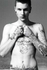 Tattoos of men and women in Europe and America