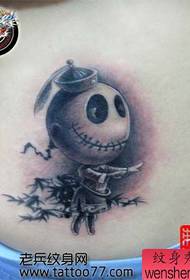 Modellu alternativu di tatuaggi di bambola sveglia alternativa