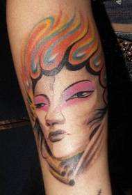 Mfano wa tattoo ya Hua Dan