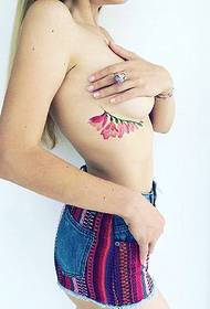 Komplet seksi cvetnih tetovaž za dekleta