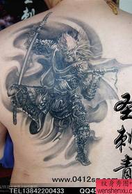 Férfi vállak szuper jóképű Qi Tian Da Sheng Sun Wukong tetoválás mintával