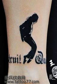 Padrão de tatuagem de totem de perna Jackson