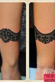 Ẹwa lẹwa lẹwa pop lace tatuu Àpẹẹrẹ