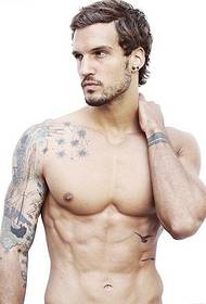 Szép európai és amerikai férfi tetoválás képek