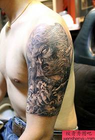 Modello di tatuaggio del dente di Taigong di zenzero Taigong classico braccio bello maschile