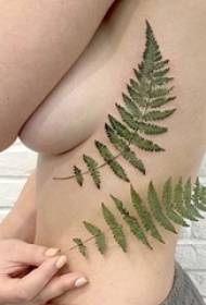 لڑکی کمر سیکسی ٹیٹو پیٹرن