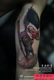 Corak tatu Sun Wukong yang jahat