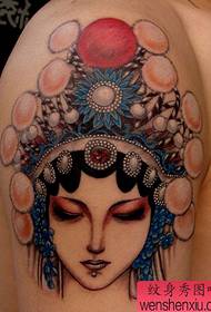 პეკინის ოპერის Tattoo Picture პეკინის ოპერის Tattoo ნიმუში Peking Opera Tattoo Picture