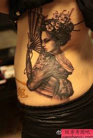 Chiuno runako runako rweJapan runako geisha tattoo maitiro