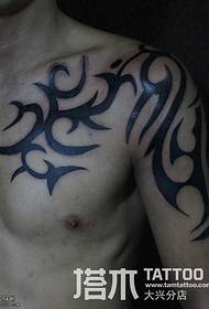 Tatuaje Totem Half Armor para hombre