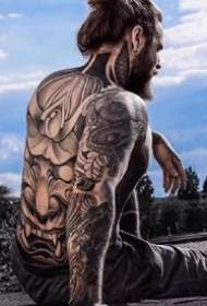 Tattooed Muscle Man - A Group of Domineering European and American Muscle Tattoos